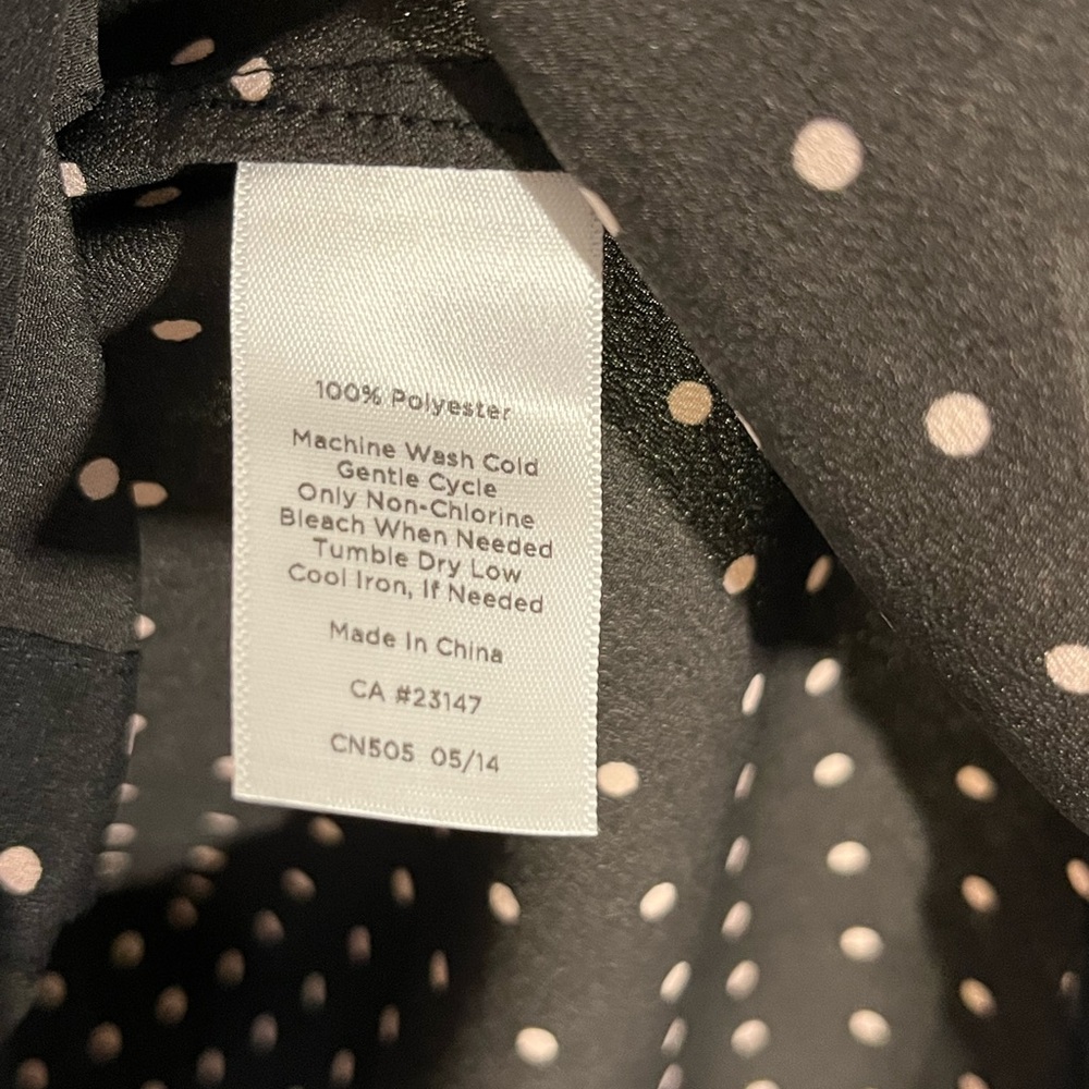 Talbots Polka Dot Button Down Blouse - image 6